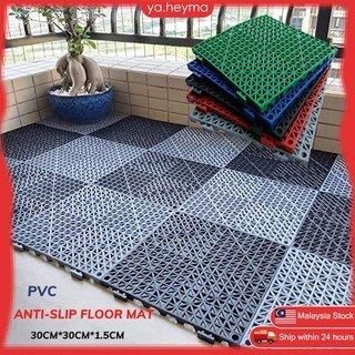 【M'sia Stock】 anti slip mat Heavy Duty Floor Mat Alas Kaki for Toilet Bathroom Garden Kitchen Balcony - Water Oil Proofa