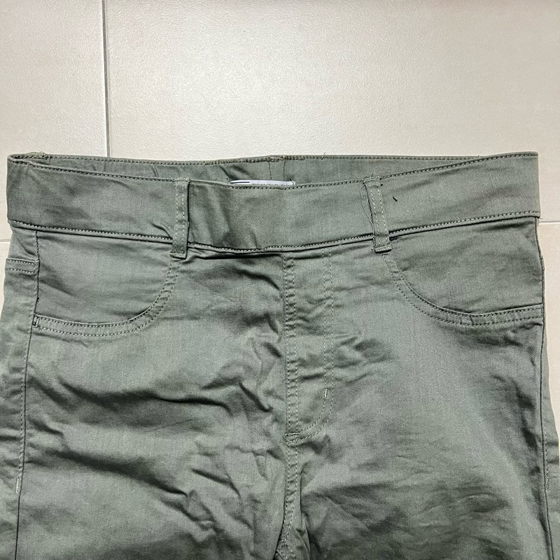 Seluar Jeans Wanita Skinny Army สีเขียว