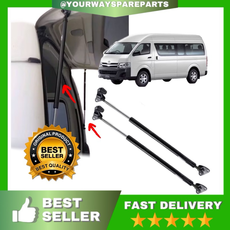 YW SPARE PARTSTOYOTA 2KD KDH200 Hiace โช้คอัพหลัง 29 หลังคาสูง HIACE KDH200 BONNET ABSORBER