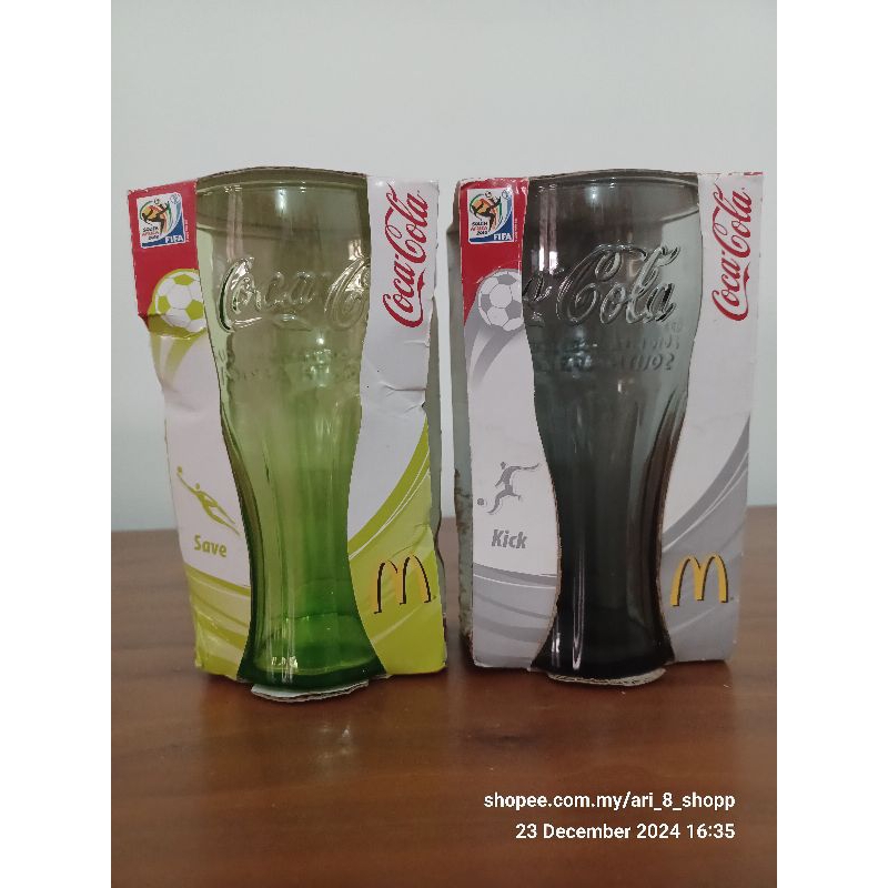 South Africa 2010 Fifa McDonalds Coca-Cola Contour Glass