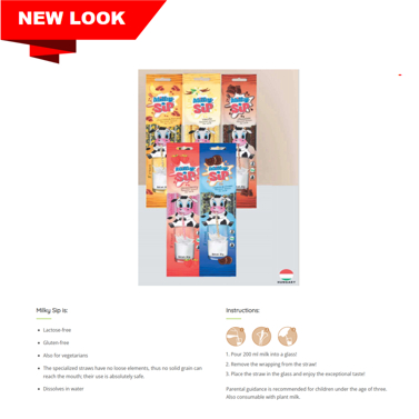 MILKY SIP STRAW 5x6gm - 5 แท่ง/แพ็ค