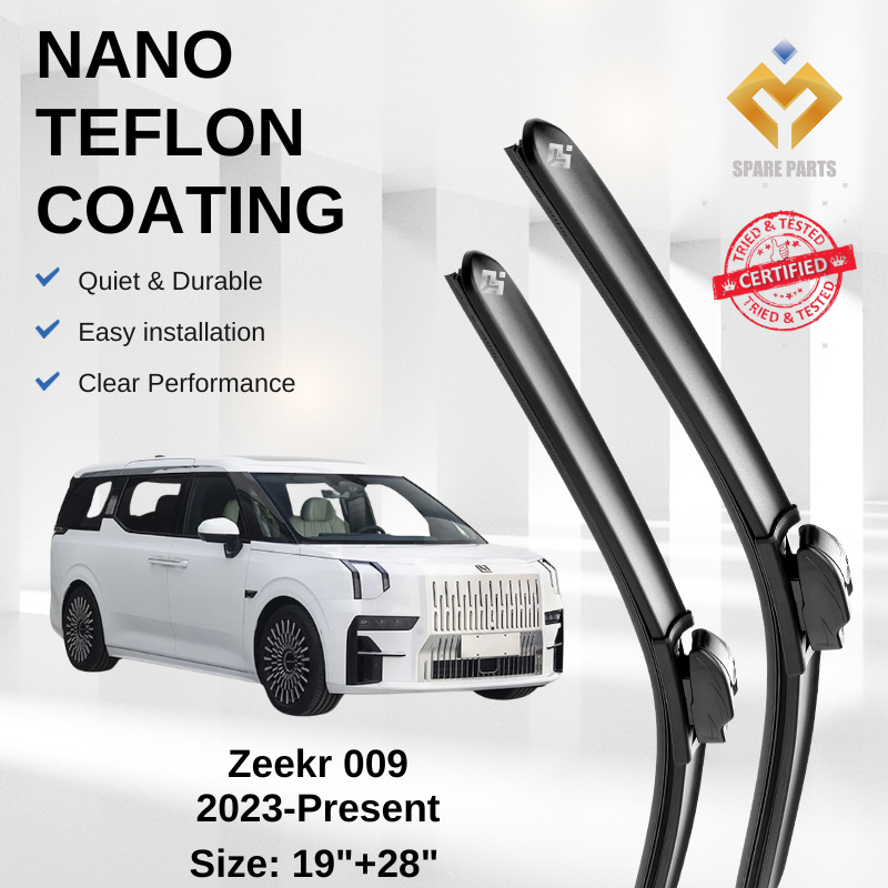 Zeekr 009 Premium Japan Tech อุปกรณ์ปัดน้ําฝนรถยนต์ 19+28 Type 01 Clip- ประกอบด้วยผ้า Microfibre ฟรี