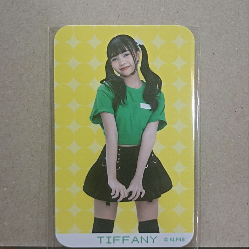 Klp48 OFFICIAL PC PHOTOCARD TIFFY TIFFANY POKEMON RUN 2024