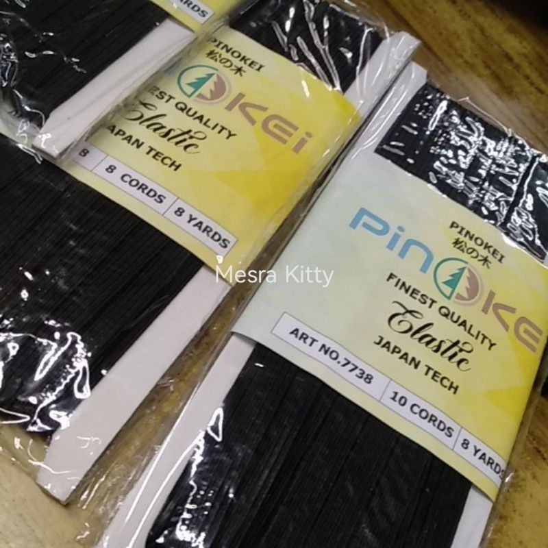 8Yards/ Pinokei Finest Quality Elastic Japan Tech/ Getah Kain