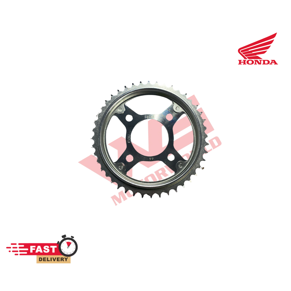 SPROCKET FINAL DRIVEN 44T(41200-K56-NJ0)100% HONDA PART - RS150R V2 V3