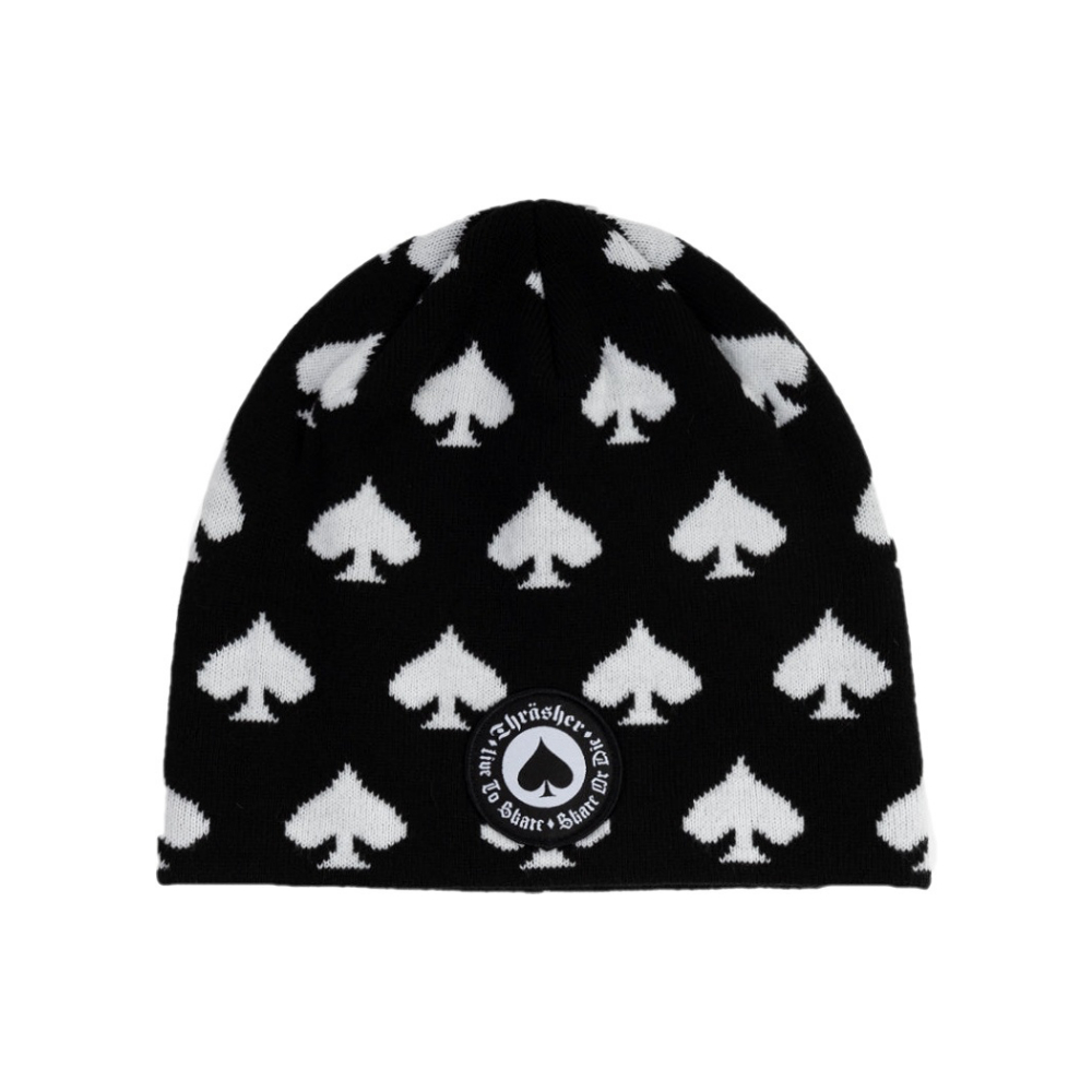 Thrasher Oath Skully Beanie -สีดํา