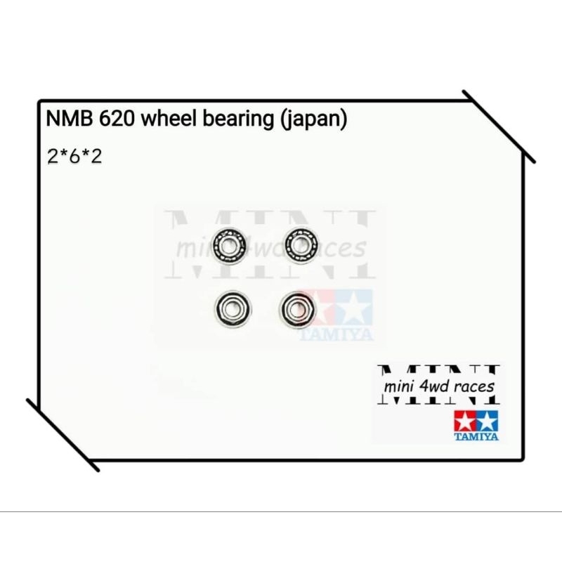 Mini 4wd Imi - NMB JAPAN 620 Bearing