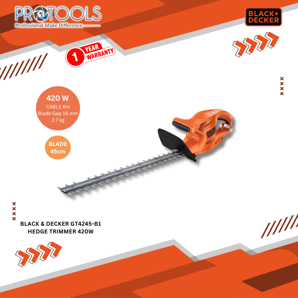 BLACK & DECKER GT4245-B1 ( GT4245 ) 420W HEDGE TRIMMER