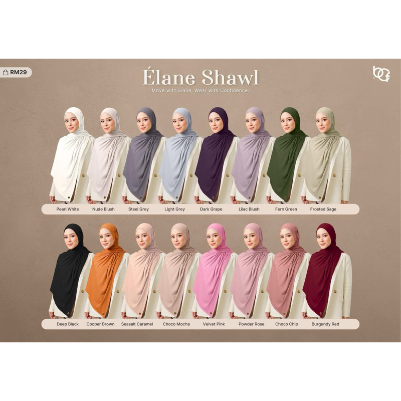 SHAWL MALAS BCF ELENE SHAWL +