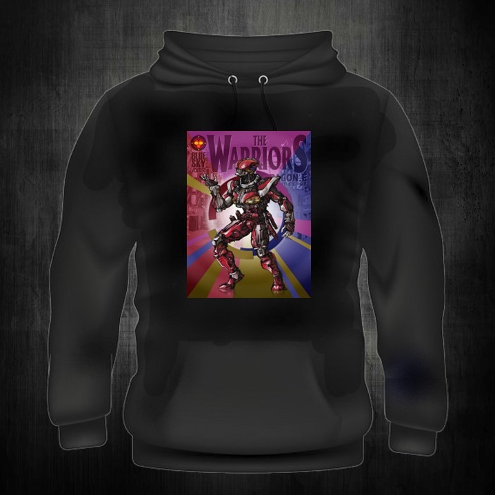 KAMEN RIDER INTEL (HERO POTRAIT) เสื้อฮู้ดพิมพ์ลาย