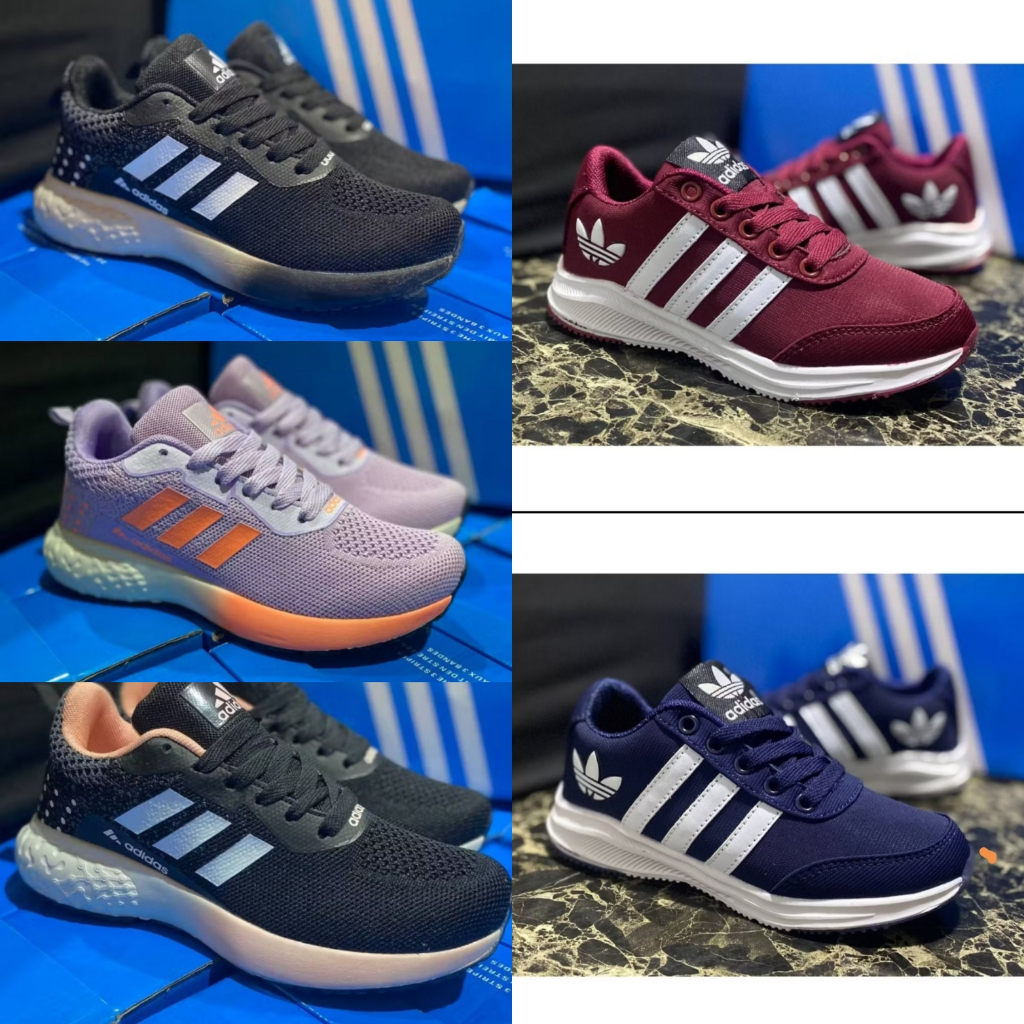 (ขนาด 36-41) รองเท้ากีฬา ADID4S ZOOM RUNNER KASUT SUKAN PEREMPUAN