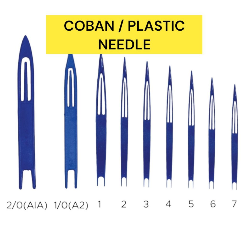 Coban CUBAN JARING / JARUM JARING PUKAT/ ALT JAHIT JARING/ เข็มพลาสติก