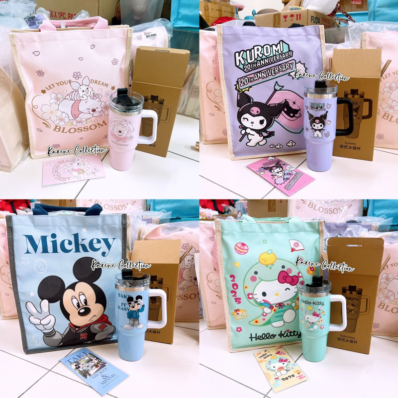 Disney Taiwan 7-ELEVEN 2025 Collection Winnie the Pooh Kuromi Kitty Mickey Mouse Lucky Bag ไต้หวัน台7