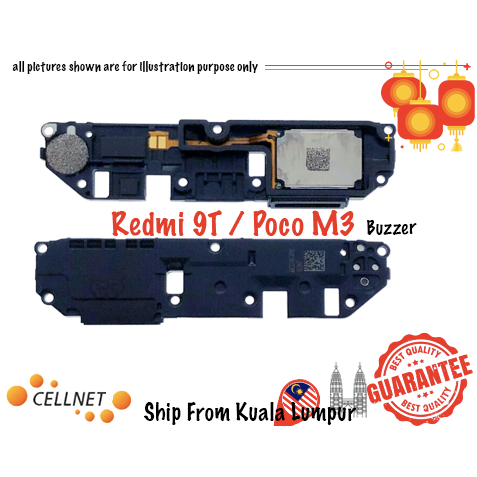 [Cellnet] Redmi r.mi 9T / Poco M3 Buzzer Speaker Bottom Speaker Music Speaker New Senang Pasang