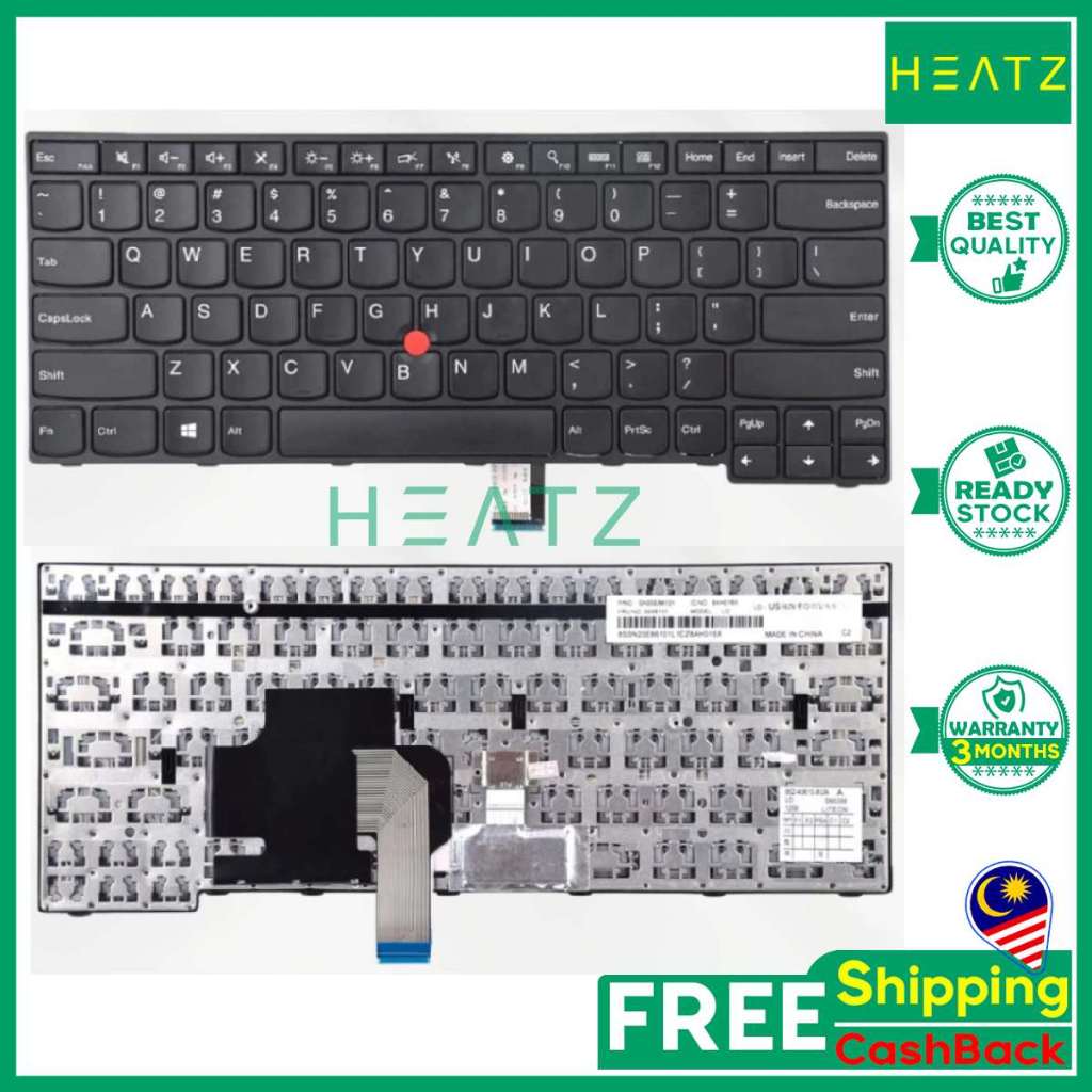 Lenovo ThinkPad E450 E455 E450C T450 W450 E460 E465 9Z.NBJST.001 NSK-Z41ST 04X6101 แป้นพิมพ์แล็ปท็อป