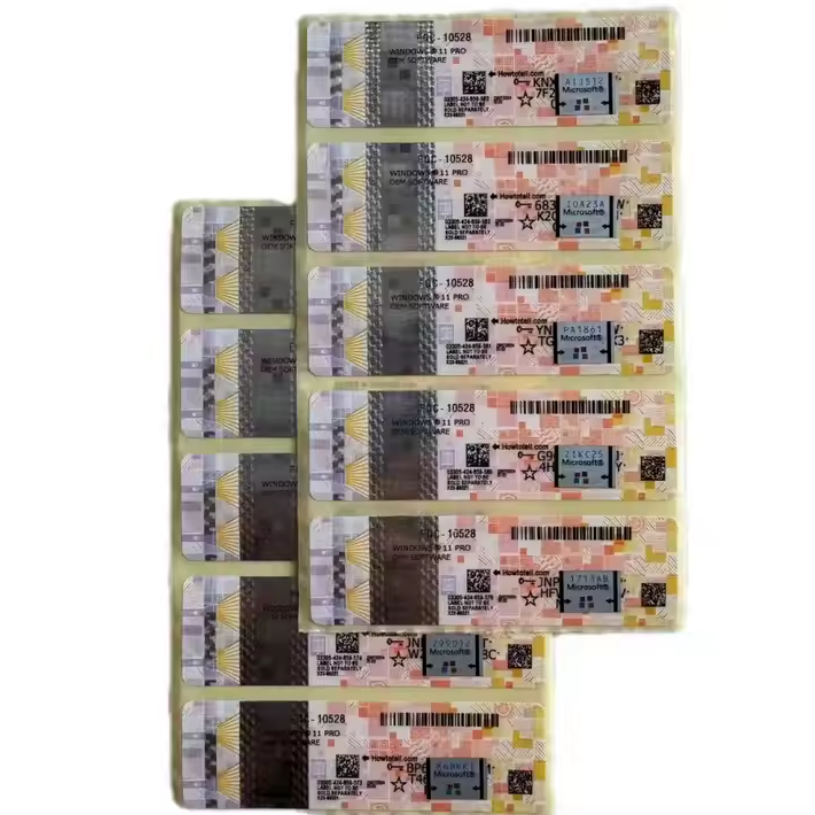 Microsoft Windows 11 Pro / 10 Pro COA Sticker เวอร์ชัน 2025
