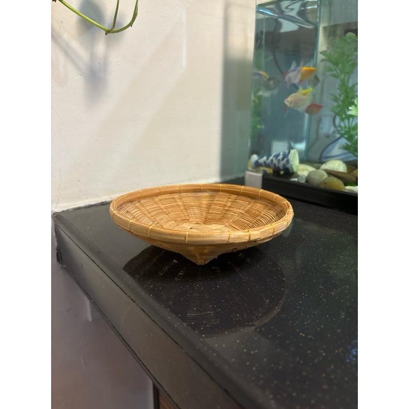 HANDMADE RATTAN TRAY/BASKET