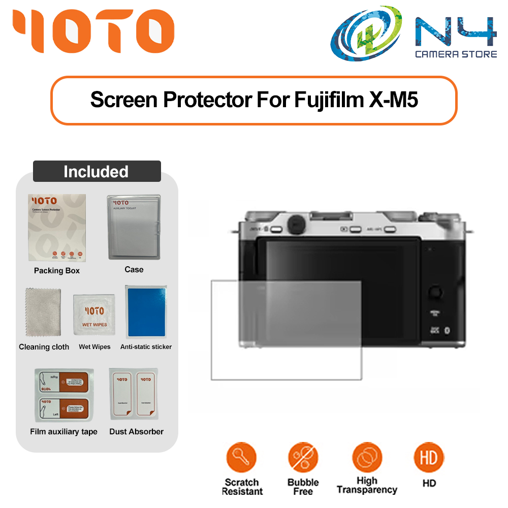 FOTO Fujifilm XM5 X-M5 กระจกนิรภัยป้องกันหน้าจอ FUJIFILM XM5 ป้องกันหน้าจอ