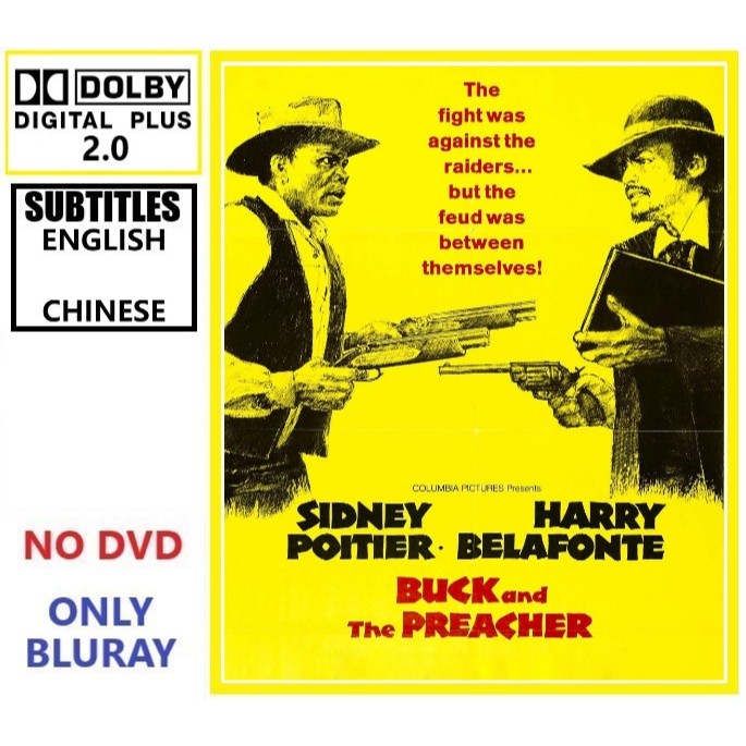 B1380 Buck And The Preacher (1972) ละครผจญภัย Western