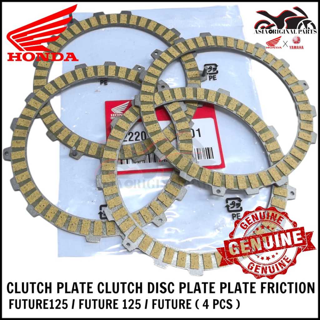 FUTURE125 FUTURE 125 อนาคตแผ่นคลัทช์ 22201-KYZ-901 DISK PLAT จาน FRICTION 4 ชิ้น