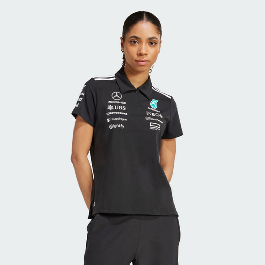MERCEDES - AMG PETRONAS FORMULA ONE TEAM POLO สีดํา ผู้หญิง