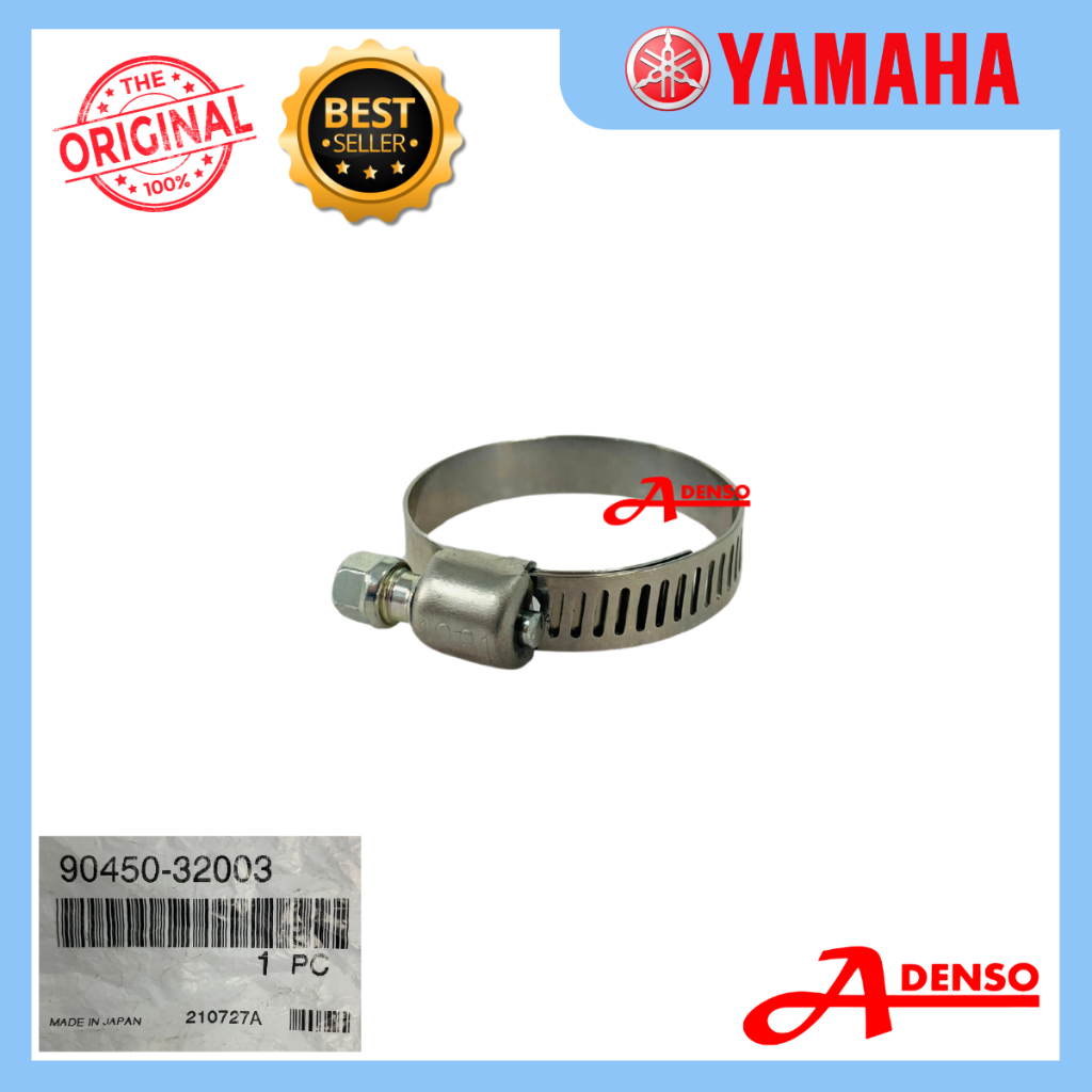 MT09 TRACER 900 FJR1300 YZ250 GT XSR900 CLAMP คลิป JOINT HOSE PIPE COOLANT 90450-32003 90450-32001