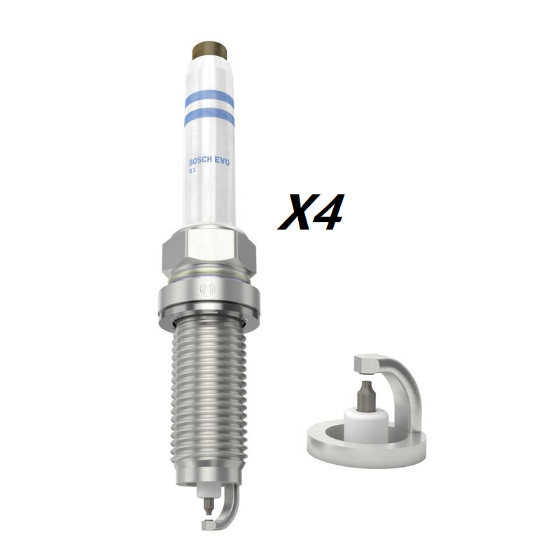 ชุดหัวเทียน Mercedes Benz BOSCH W176 W246 W117 M270 (4 ชิ้น) OR (6PCS) 0041597503 2701590600 VA6SIP8