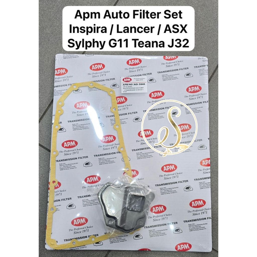 APM INSPIRA LANCER ASX SYLPHY G11 TEANA J32 2.0 TRANSMISSION กรองอัตโนมัติ AD-5046 MD998890