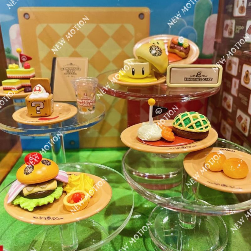 Universal Studios Japan USJ Exclusive Super Nintendo World Kinopios Cafe Miniature Figure Collection