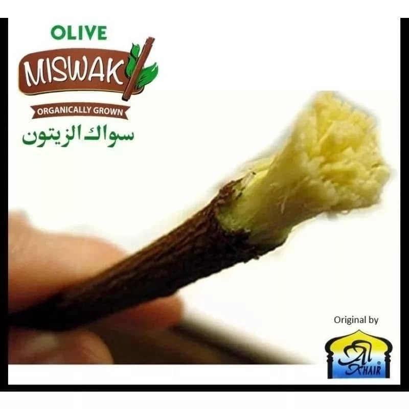 Miswak 60 ชิ้นกล่อง – Al Hibah, Al Khair, Olive Natural Tooth Cleaning Sticks