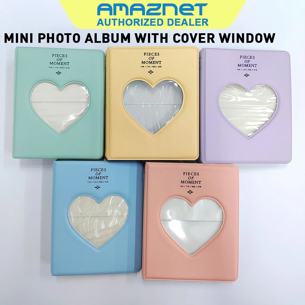 ใหม่ Mini Photo Album พร้อมฝาครอบ Window Fit 7s 8 8 + 9 25 26 50s 70 90 โพลารอยด์ Z2300 ฯลฯ