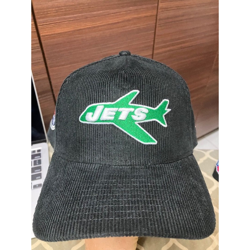 Ne 9 Forty A Probowl สายไฟ NYY Jets หมวกเบสบอลสีดํา Snapback ปรับได้