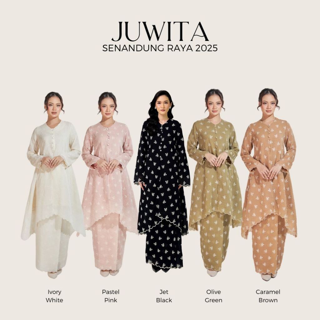 Theins Juwita Kurung Premium เย็บปักถักร้อย