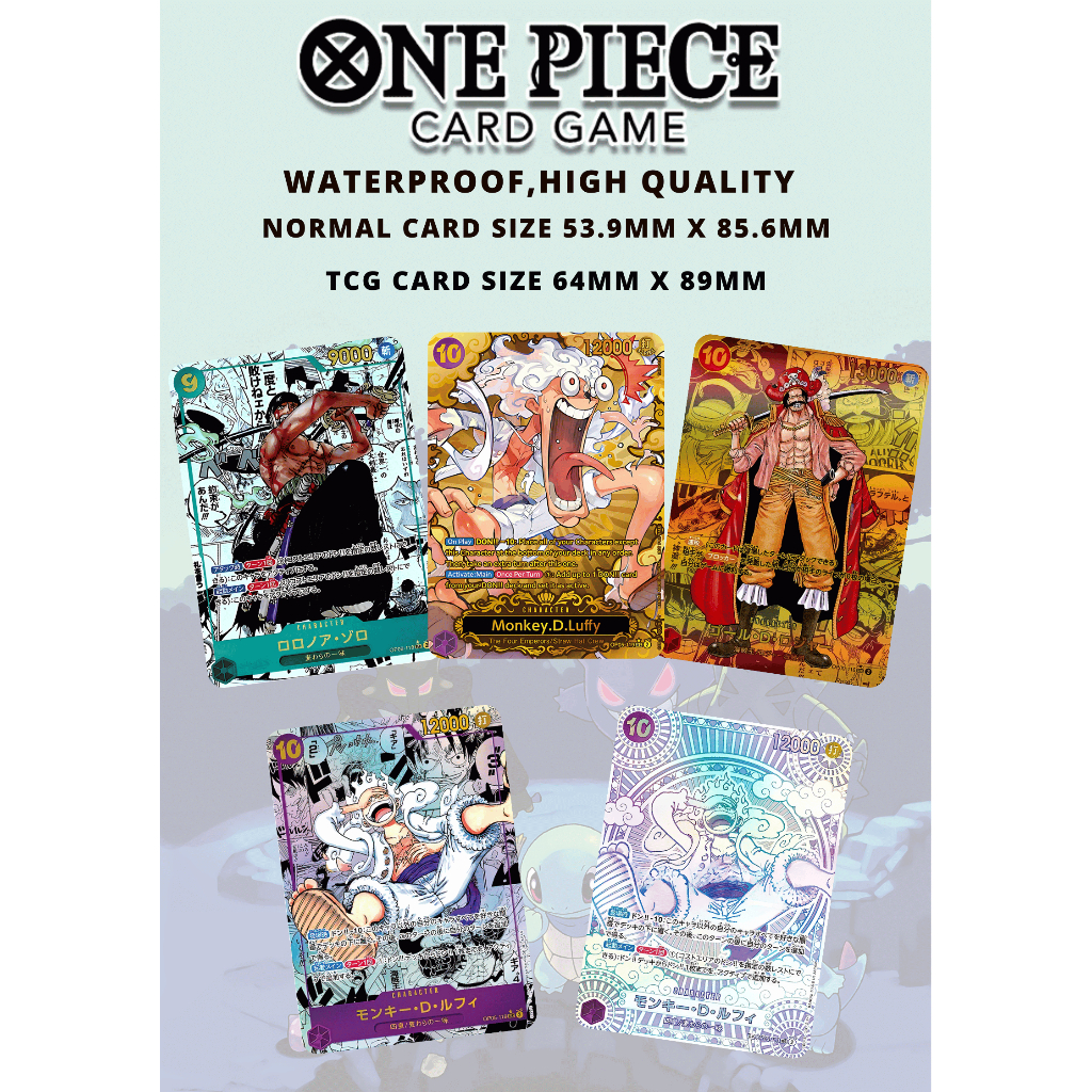 One Piece Tcg Manga Card Sticker - สติ๊กเกอร์การ์ด/Touch n Go Card Sticker Cover