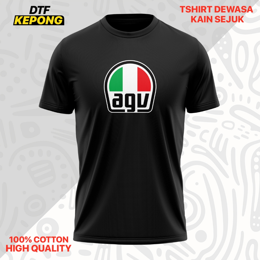 เสื้อยืด AGV HELMET COTTON