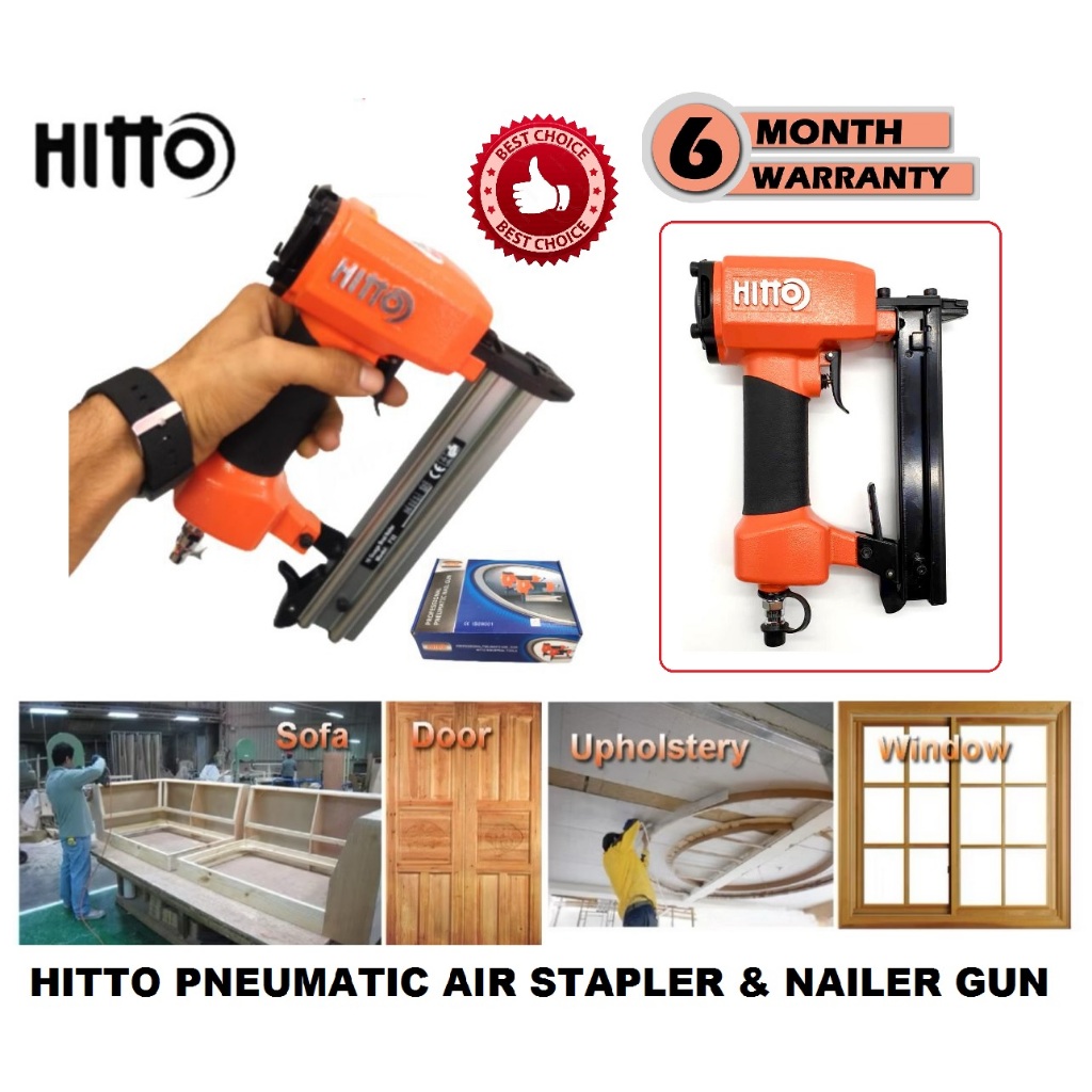 Hitto HNG-F32 (1-1/4 นิ้ว) Pneumatic Brad Nailer Gun - Gauge 18