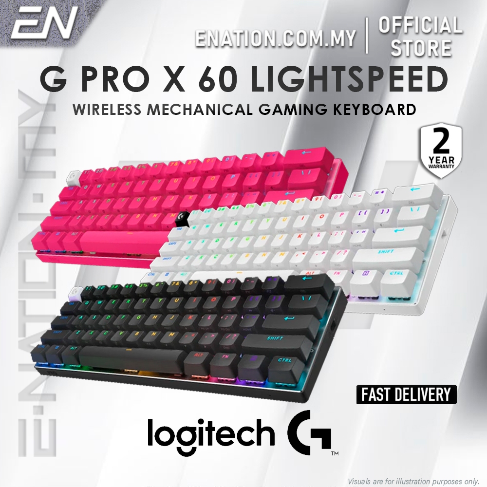 Logitech PRO X 60 Lightspeed Wireless GX Optical Tactile Gaming Keyboard