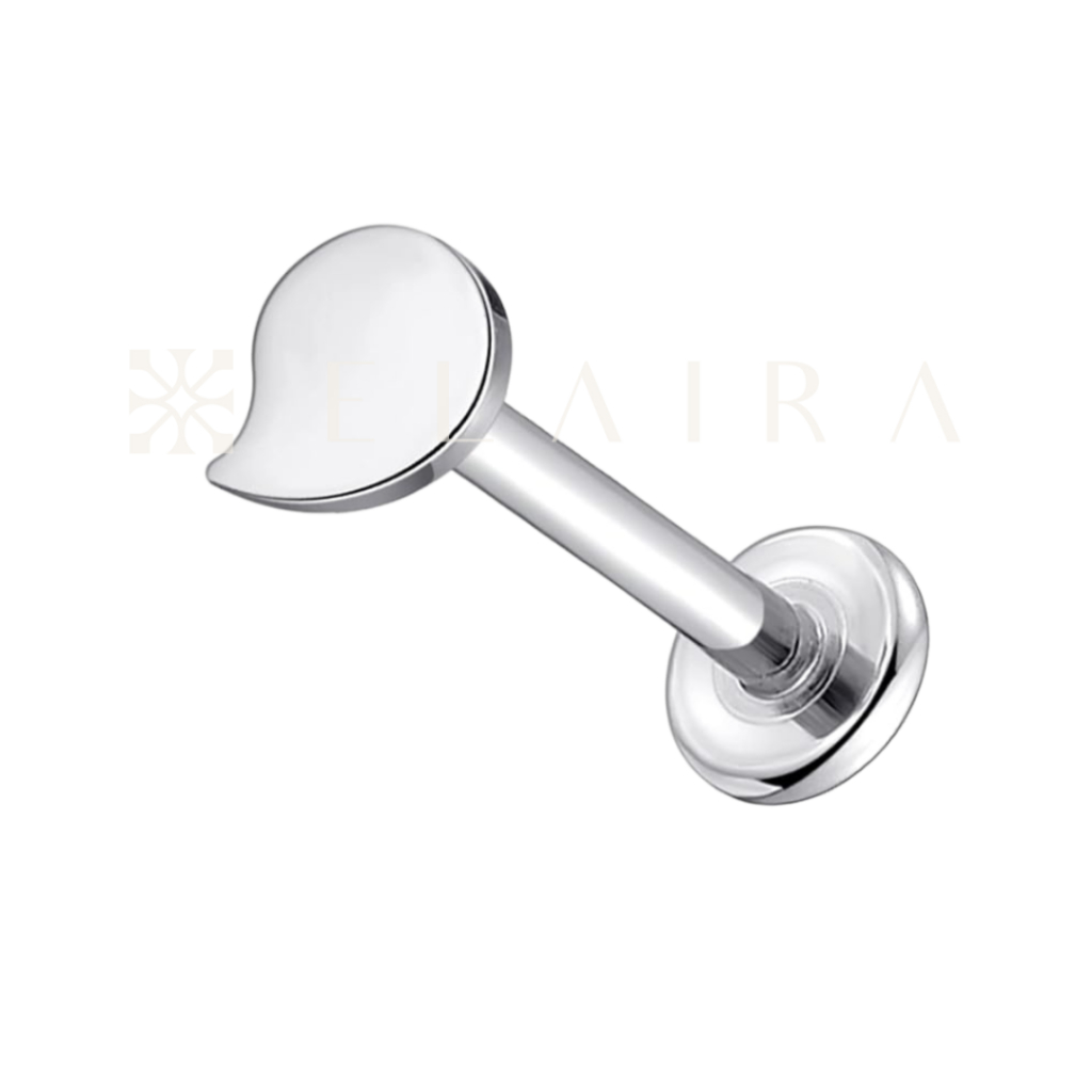 Elaira Titanium Comma Stud