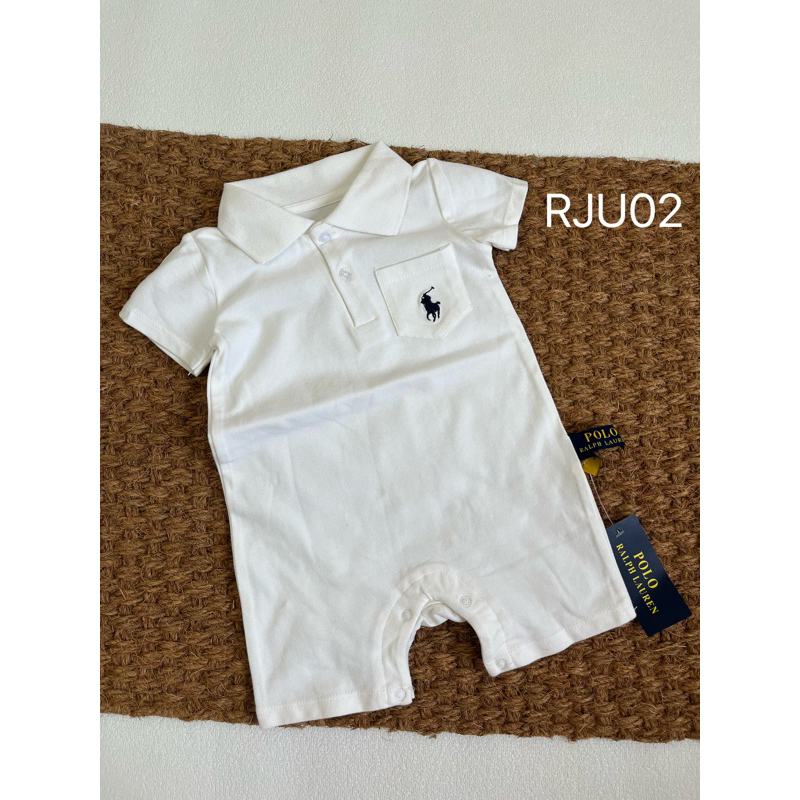 Ralphs RL Judy Polo Neck Romper / Dress คุณภาพระดับพรีเมียม 100% เด็กทารกเด็กผู้หญิงสมาร์ท Casual Fi