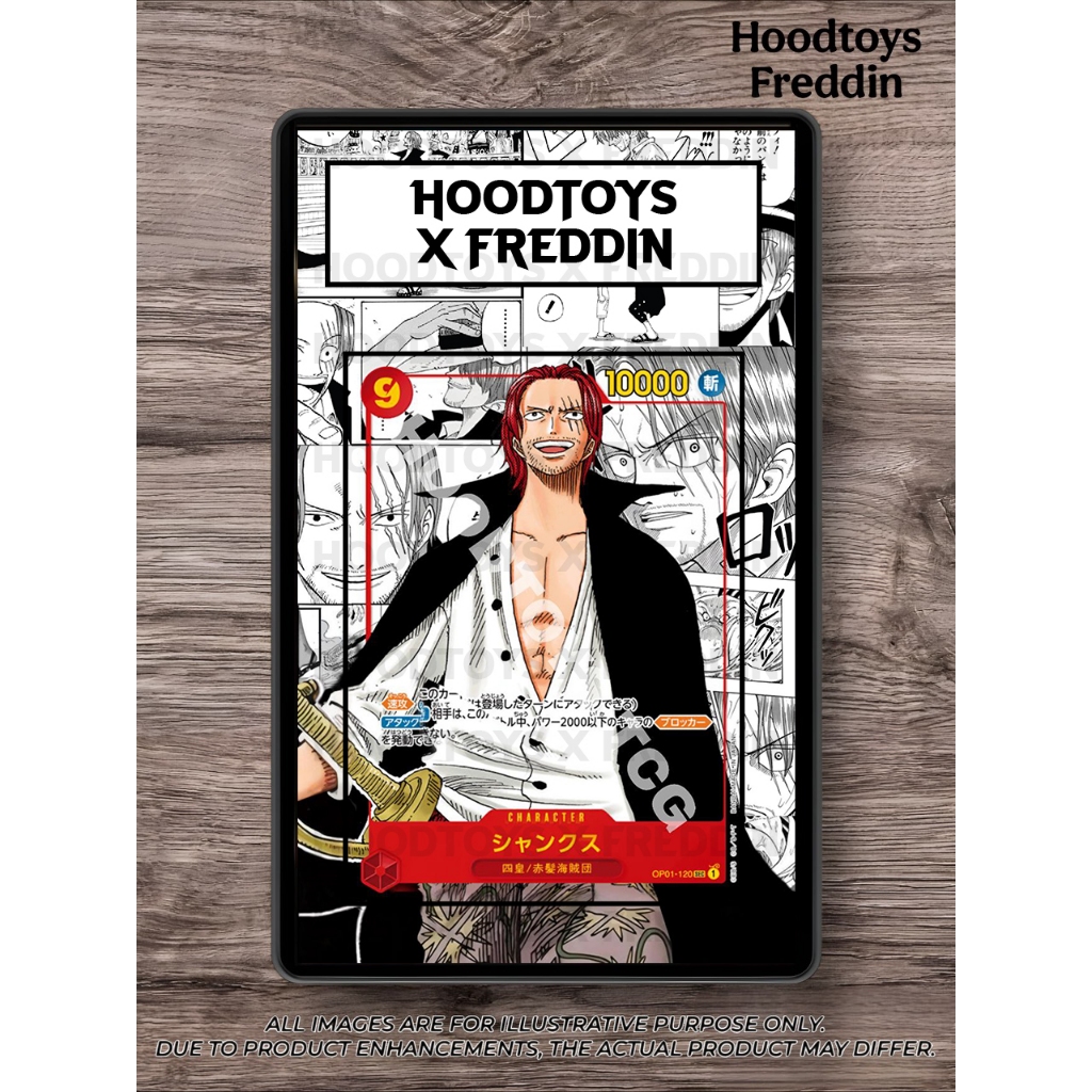 FULL ART SLAB MANGA SHANKS OP-01 [ONE PIECE TCG]
