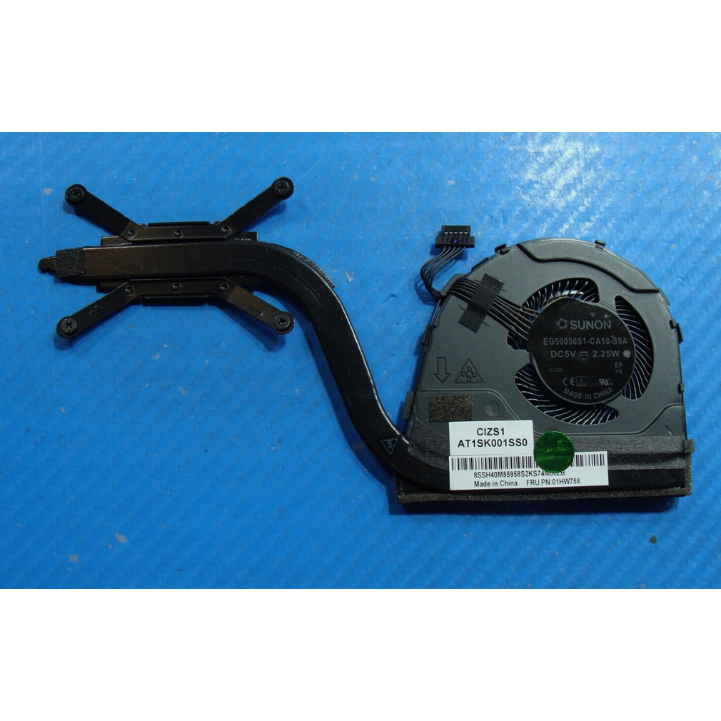 Lenovo ThinkPad Yoga 370 13.3" พัดลมระบายความร้อน CPU พร้อมฮีทซิงค์ 01HW758 AT1SK001SS0 AT1EY001SS0 