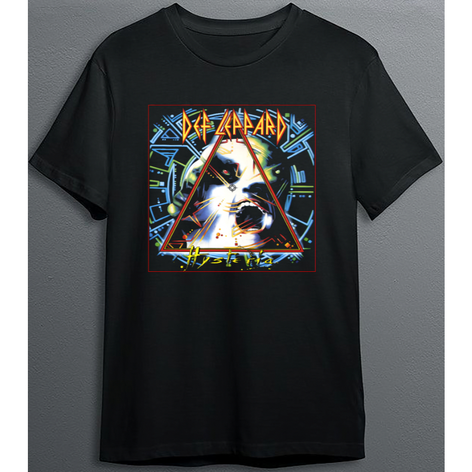 เสื้อยืด DEF LEPPARD HYSTERIA
