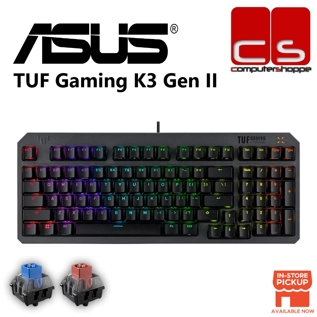 Asus TUF Gaming K3 Gen II Optical-Mechanical Gaming Keyboard