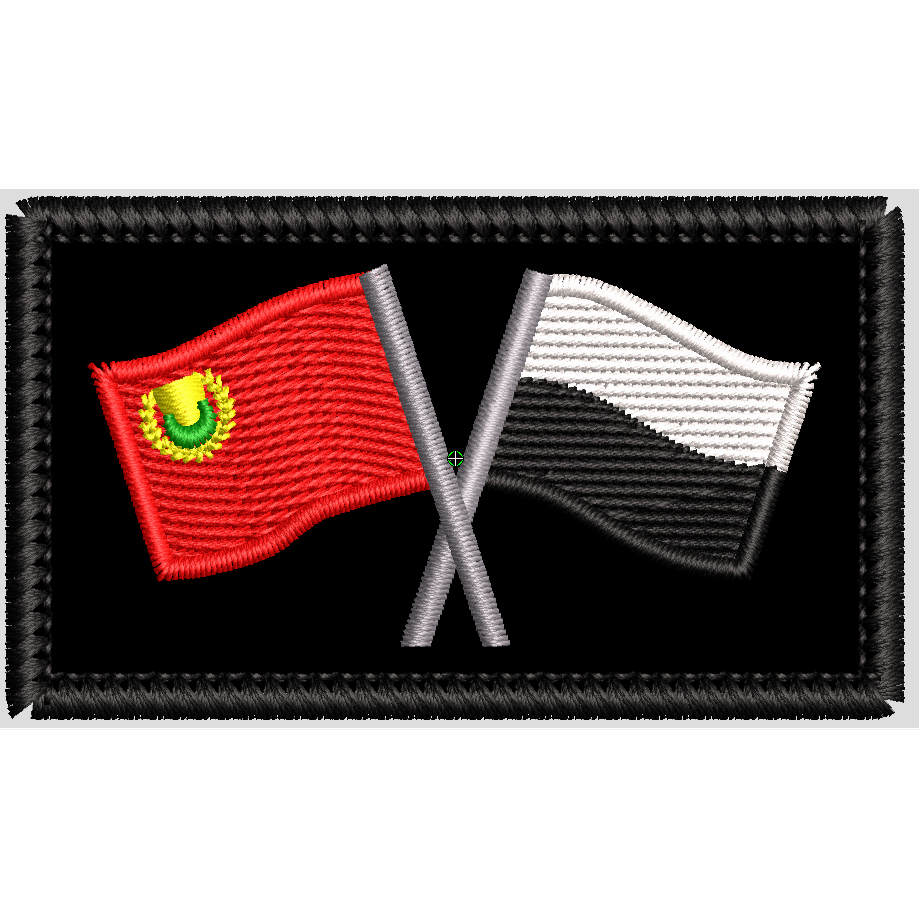 Pahang Kedah Embroidered Flag patch