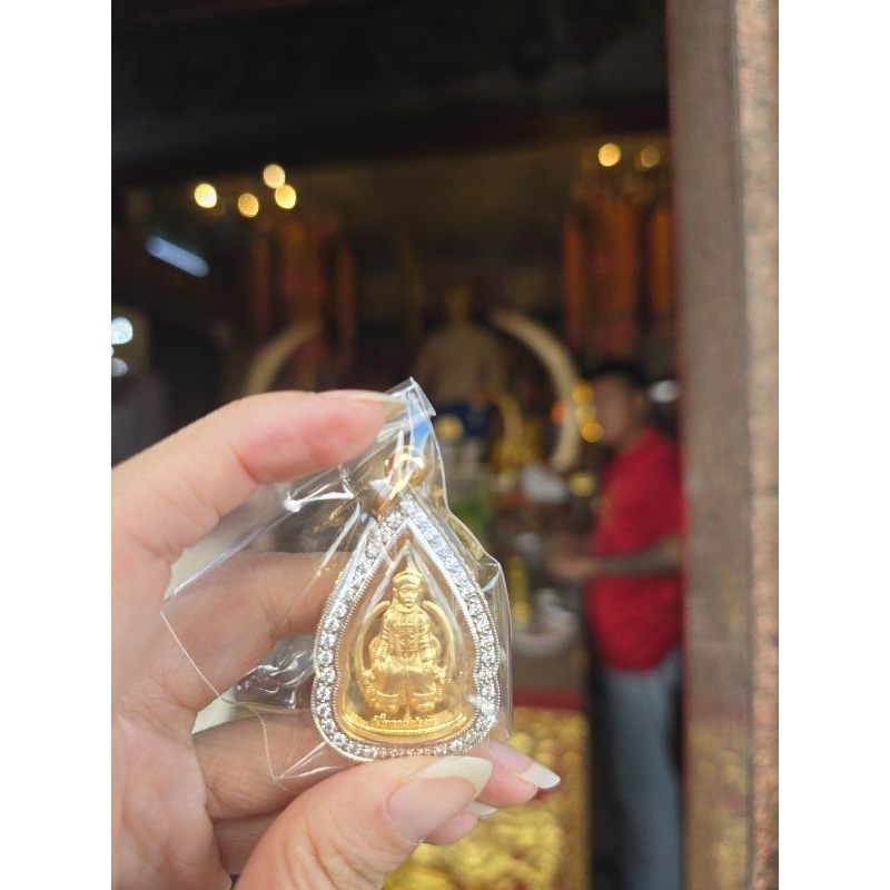God of Gamblers Erge Feng Erge Fengyuan Temple Amulet หุ้มด้วยเปลือกก่ออิฐ