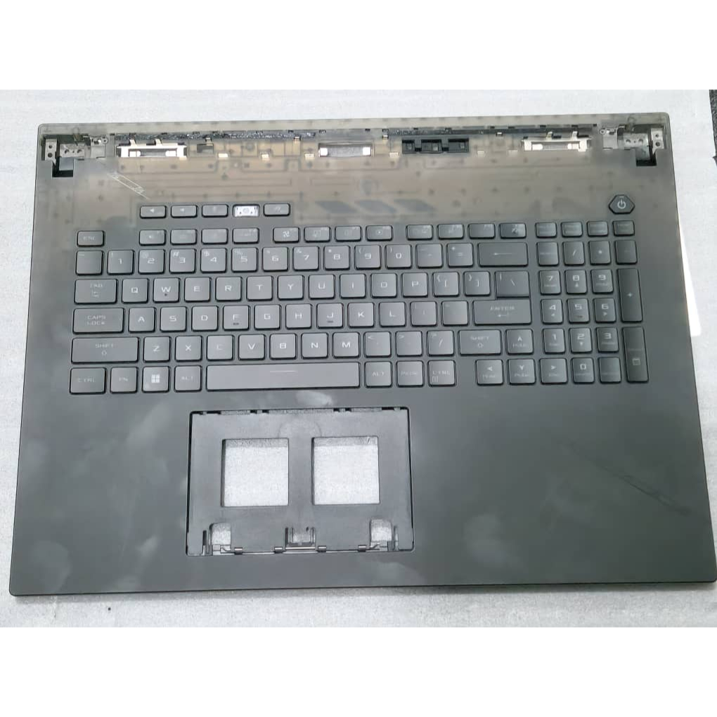 ASUS ROG Strix SCAR 18 G834JY-N6091X 90NR0CG1 PALMREST คีย์บอร์ด 6070B7189411 13NR0CG1P04011