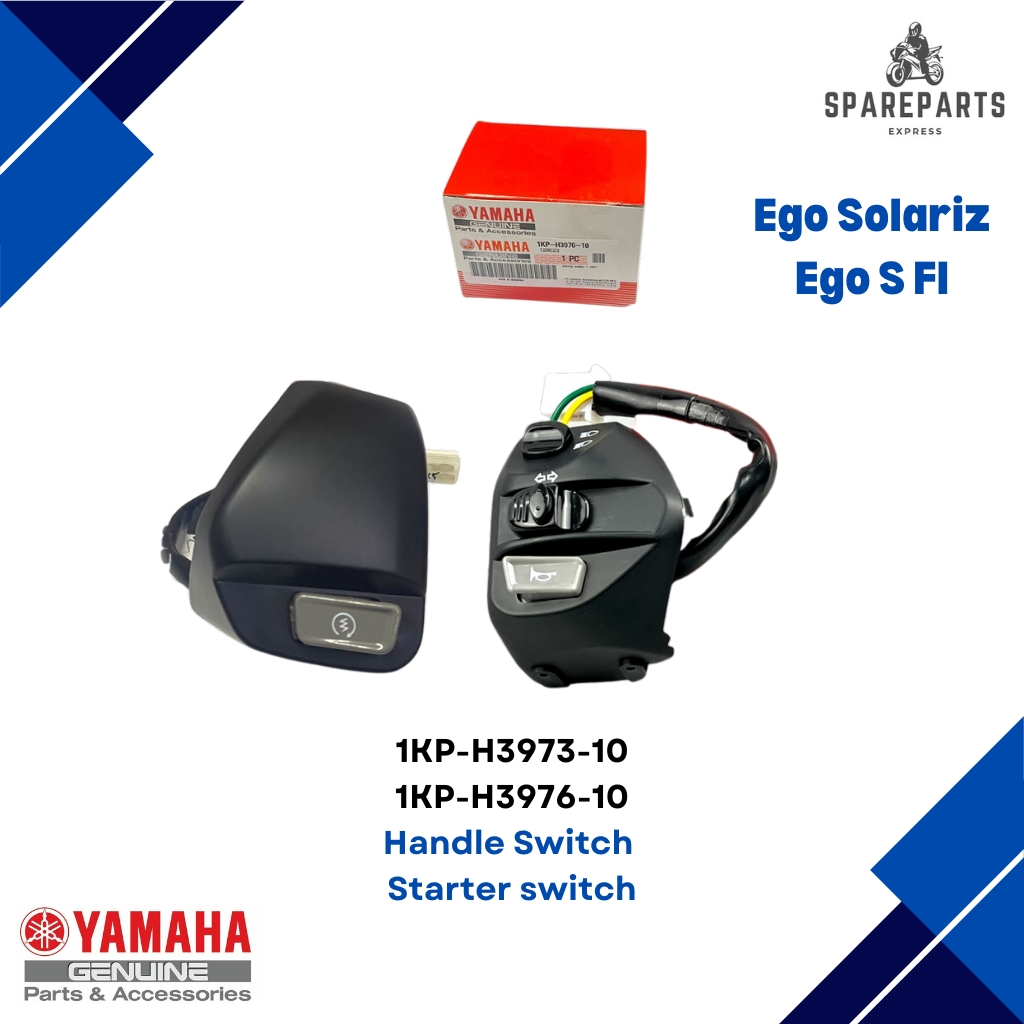 1KP-H3976-10 1KP-H3973-10 EGO(S)FI EGO SOLARIZ HANDLE SWITCH STARTER SWITCH HORN SWITCH YAMAHA