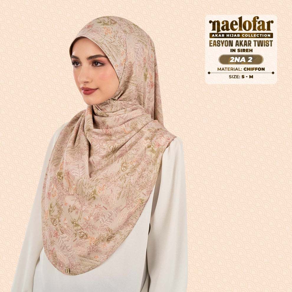 Naelofa Inspired Easyon Akar Twist Instant Collection (2NA)