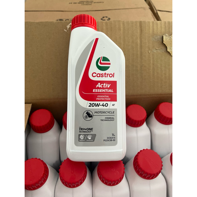 4T Castrol activ essential 1liter 20w-40 100 Castrol