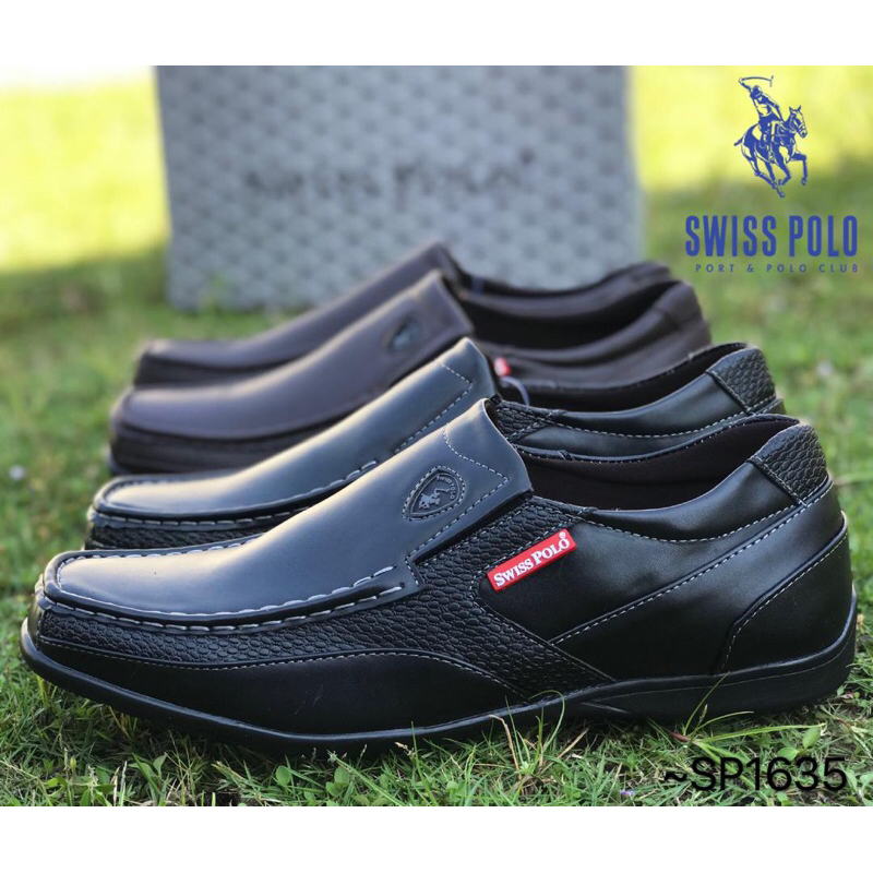 Swiss Polo Mens Exclusively Premier Class Trending Comfit-Pro รองเท้าโลฟเฟอร์อย่างเป็นทางการ Kasut S